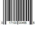 Barcode Image for UPC code 017100004555