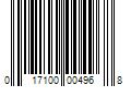 Barcode Image for UPC code 017100004968