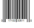 Barcode Image for UPC code 017100005118