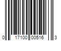 Barcode Image for UPC code 017100005163