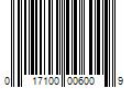 Barcode Image for UPC code 017100006009