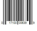 Barcode Image for UPC code 017100006399