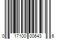 Barcode Image for UPC code 017100006436