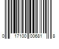 Barcode Image for UPC code 017100006818