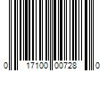 Barcode Image for UPC code 017100007280