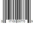 Barcode Image for UPC code 017100007709