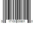 Barcode Image for UPC code 017100008010