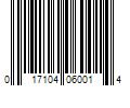 Barcode Image for UPC code 017104060014. Product Name: Piranha 32-oz Concentrate Wallpaper Remover in Clear | 206001