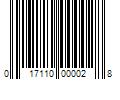 Barcode Image for UPC code 017110000028