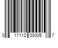 Barcode Image for UPC code 017112000057