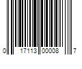 Barcode Image for UPC code 017113000087. Product Name: 