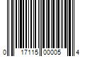 Barcode Image for UPC code 017115000054