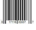 Barcode Image for UPC code 017116000077