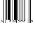 Barcode Image for UPC code 017118000075