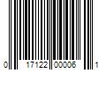 Barcode Image for UPC code 017122000061