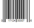 Barcode Image for UPC code 017124000076