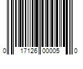 Barcode Image for UPC code 017126000050