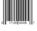 Barcode Image for UPC code 017129000057