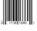 Barcode Image for UPC code 017136133601