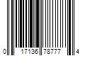 Barcode Image for UPC code 017136787774