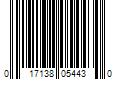 Barcode Image for UPC code 017138054430