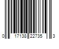 Barcode Image for UPC code 017138227353