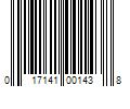 Barcode Image for UPC code 017141001438