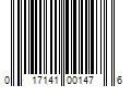 Barcode Image for UPC code 017141001476