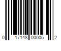 Barcode Image for UPC code 017148000052