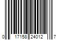 Barcode Image for UPC code 017158240127