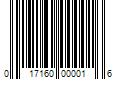 Barcode Image for UPC code 017160000016