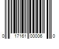 Barcode Image for UPC code 017161000060