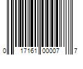 Barcode Image for UPC code 017161000077