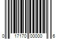 Barcode Image for UPC code 017170000006