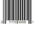 Barcode Image for UPC code 017170000051