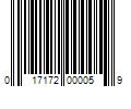 Barcode Image for UPC code 017172000059