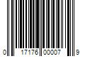 Barcode Image for UPC code 017176000079