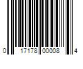 Barcode Image for UPC code 017178000084