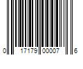 Barcode Image for UPC code 017179000076