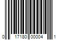 Barcode Image for UPC code 017180000041