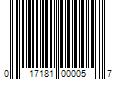 Barcode Image for UPC code 017181000057