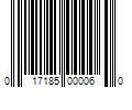 Barcode Image for UPC code 017185000060