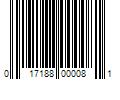 Barcode Image for UPC code 017188000081