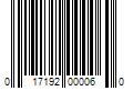 Barcode Image for UPC code 017192000060