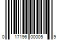 Barcode Image for UPC code 017196000059