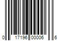 Barcode Image for UPC code 017196000066