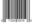 Barcode Image for UPC code 017200000198