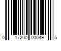 Barcode Image for UPC code 017200000495