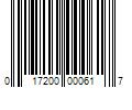 Barcode Image for UPC code 017200000617