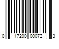 Barcode Image for UPC code 017200000723